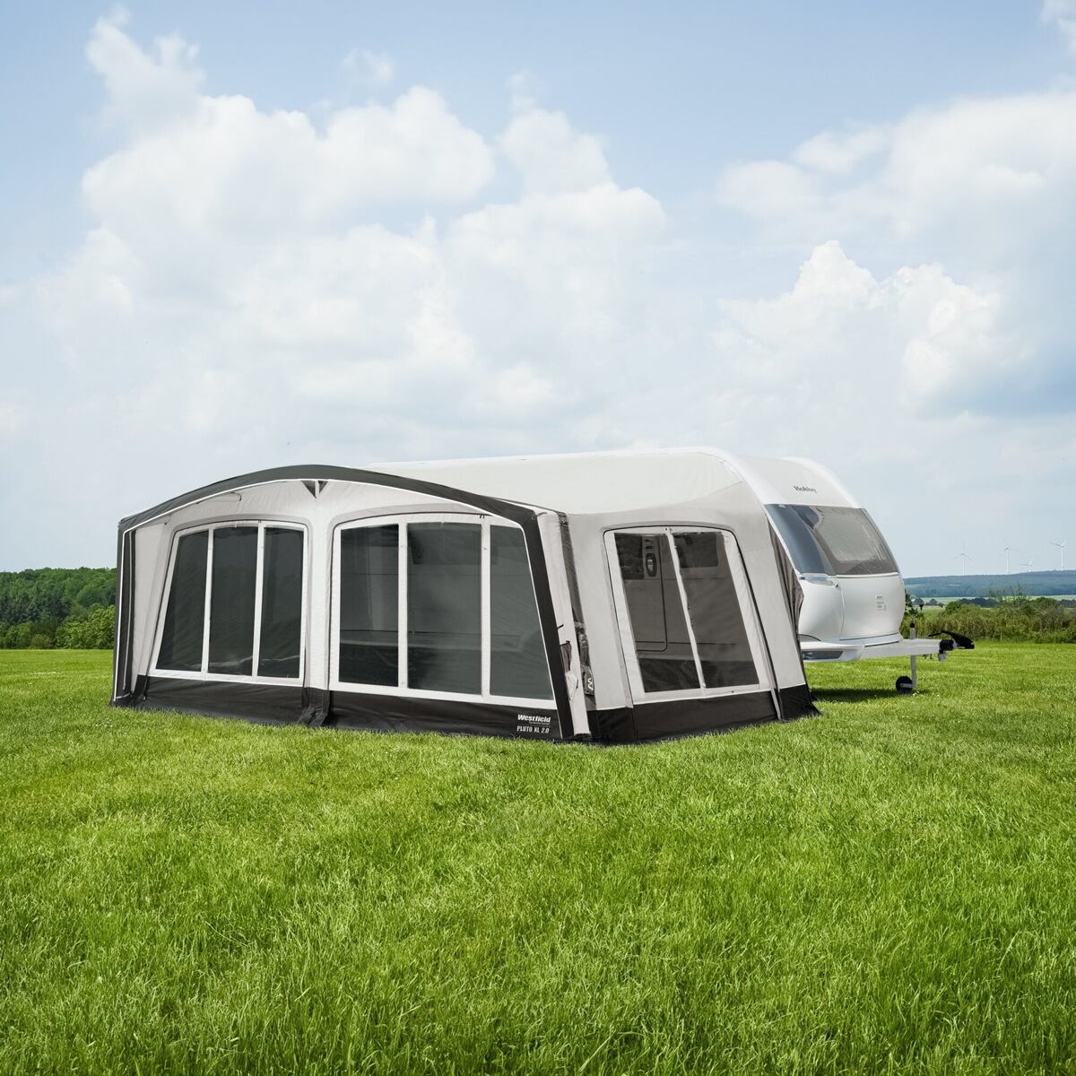 Nadmuchiwany przedsionek do przyczepy kempibgowej Westfield Pluto XL 2.0 rozmiar a 946-980 cm