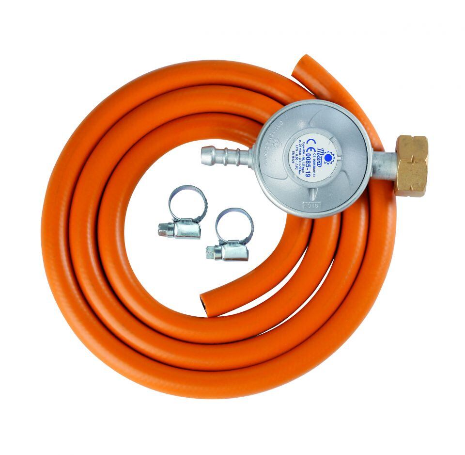 Zestaw węży łączących z regulatorem ciśnienia Meva
