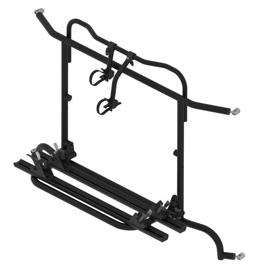 Bagażnik rowerowy EuroCarry Hinged maksymalna liczba rowerów 2 wersja Volkswagen Crafter 2. generacia, MAN TGE