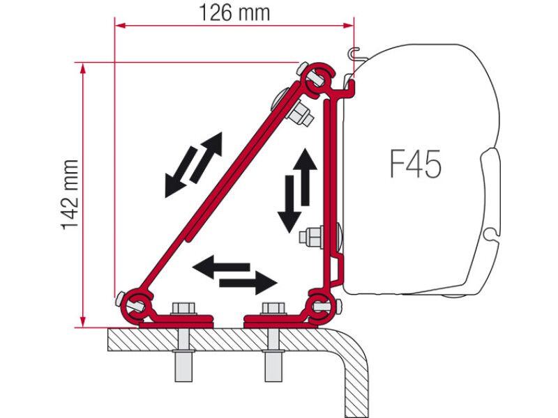 Zestaw adapterów Fiamma Multi do markiz F45 i Fiamma Zip