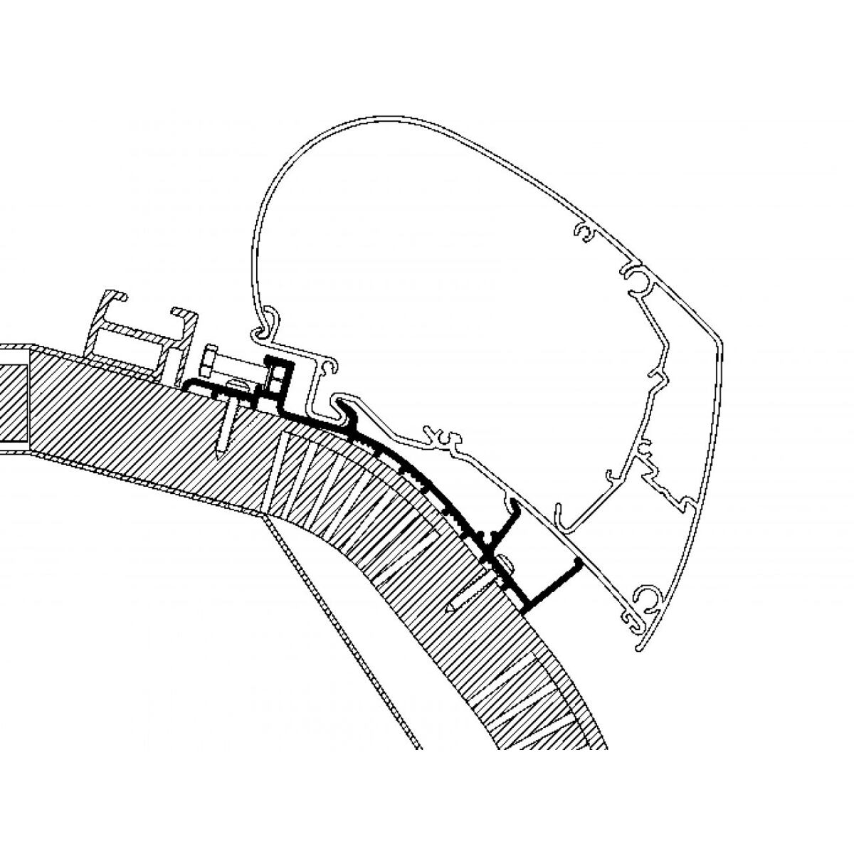 Adapter Carthago Chic do markiz Thule serii 6/9 długość 400 cm wersja Carthago Chic (2015–....)