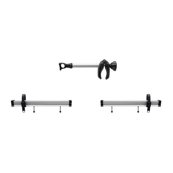 Thule Caravan Superb Standard - zestaw bagażnika na 3. rower kolor srebrny