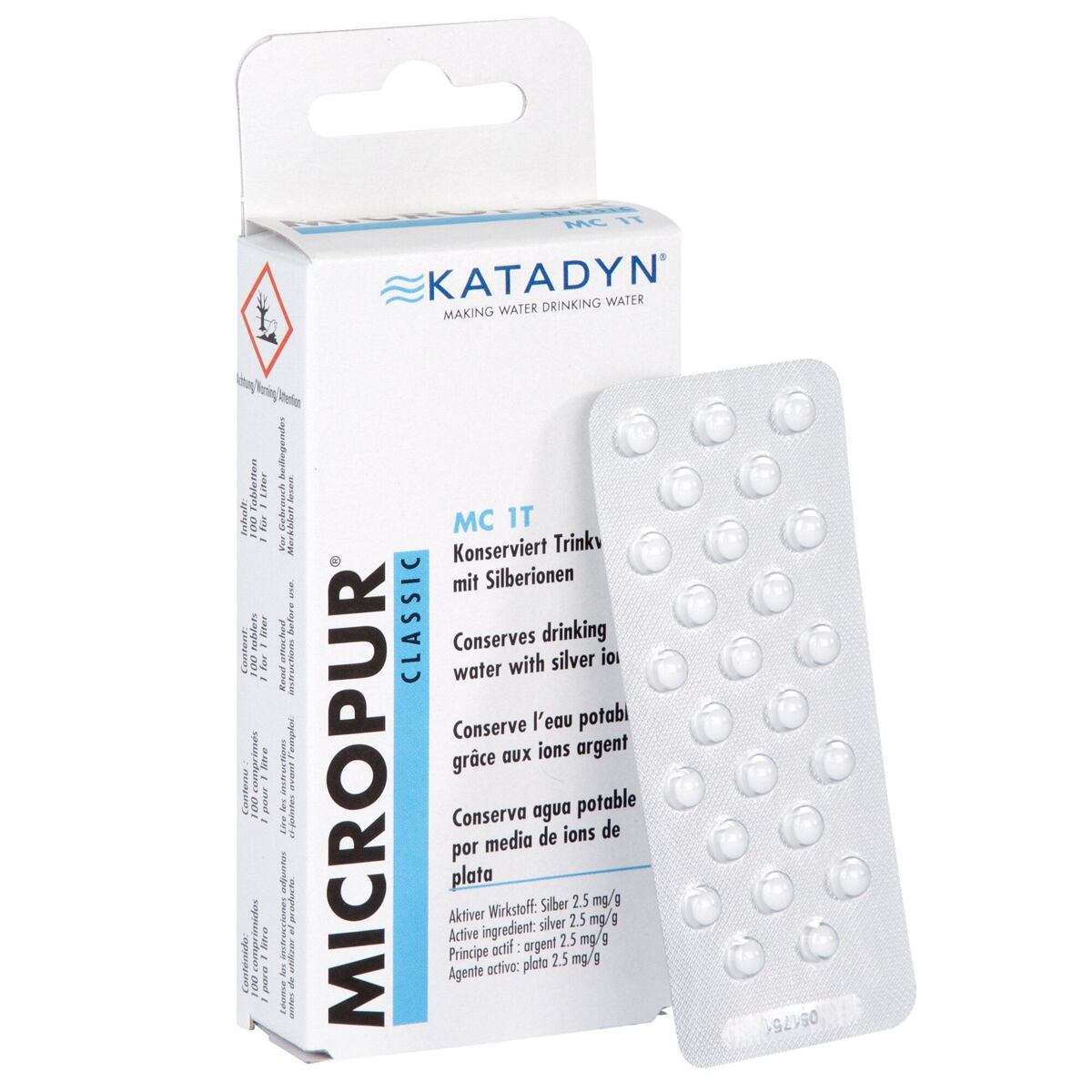 Ochrona wody Katadyn Micropur Classic MC opakowanie tabletki 100 szt