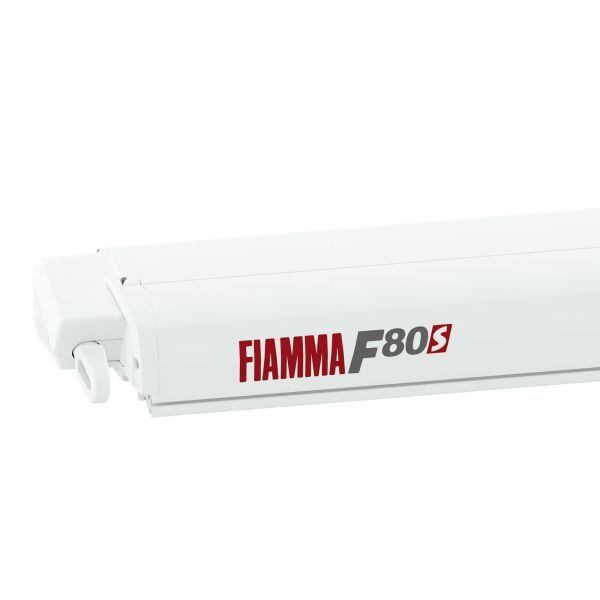 Markiza Fiamma F80, biała obudowa, szare płótno długość 425 cm wersja F80S