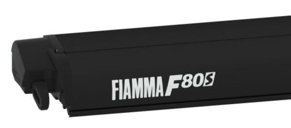 Markiza Fiamma F80, czarna obudowa, szare płótno długość 290 cm wersja F80S