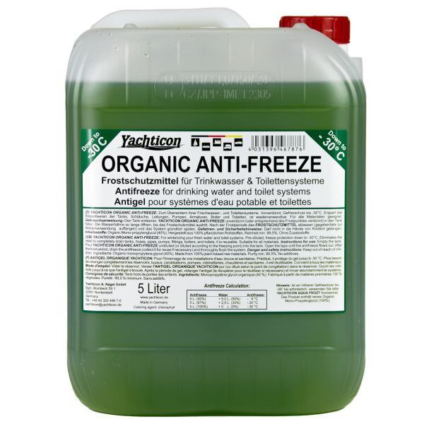 Organiczny środek zapobiegający zamarzaniu wody Yachticon, 5 l