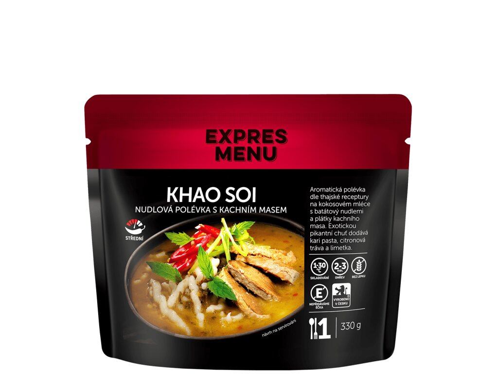 Zupa makaronowa z mięsem z kaczki Khao Soi EXPRES MENU 330 g