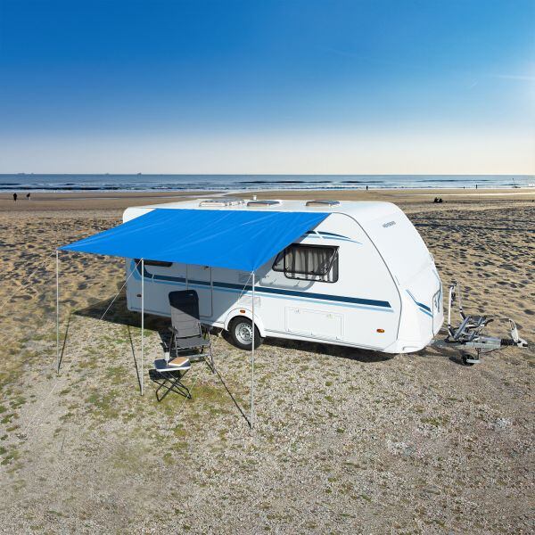 Dach przeciwsłoneczny EuroTrail Playa, niebieski wymiary (dł. x szer.) 240 × 300 cm