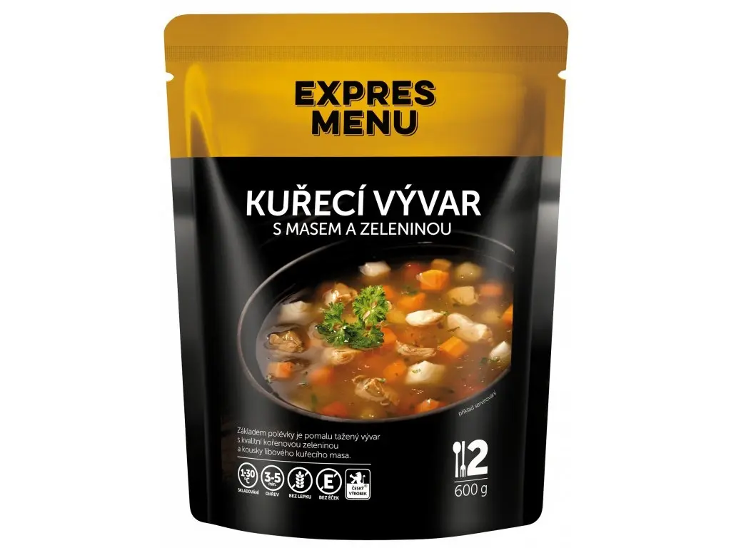 Rosół z kurczaka z mięsem i warzywami EXPRES MENU 600 g