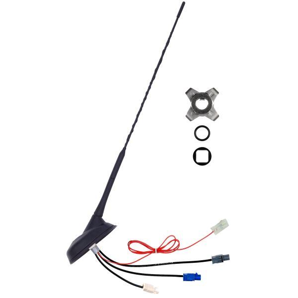 Aktywna antena FM/DAB+/GPS na dach skośny ATTB Combiflex 12 V