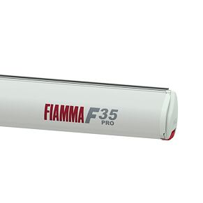 Markiza Fiamma F35Pro, szara obudowa, niebieskie płótno