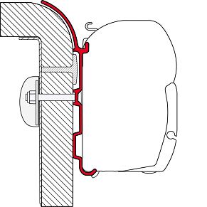 Adapter do markiz Fiamma F45 dla modeli Bürstner