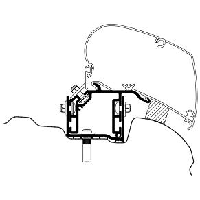 Adapter do VW Crafter do markiz Thule 6200/6300