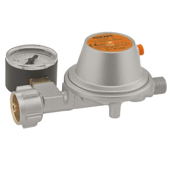 Regulator z manometrem 50 mbar