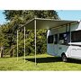 Markýza Thule Omnistor 1200, pouzdro bílé, plátno šedé - ukázka