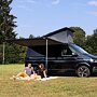 Markýza Fiamma F43Van, pouzdro černé, plátno šedé - ukázka